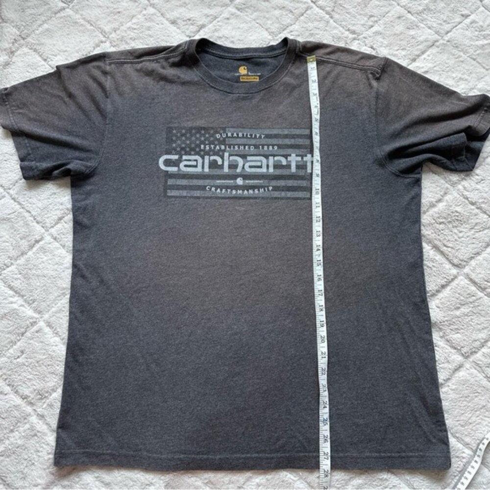 Carhartt | Relaxed Fit Lubbock Flag Graphic Short Sleeve T-Shirt | Size Large - Picture 11 of 11